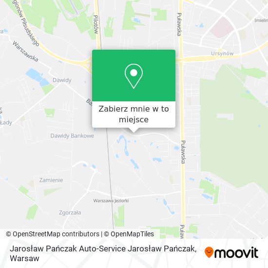 Mapa Jarosław Pańczak Auto-Service Jarosław Pańczak