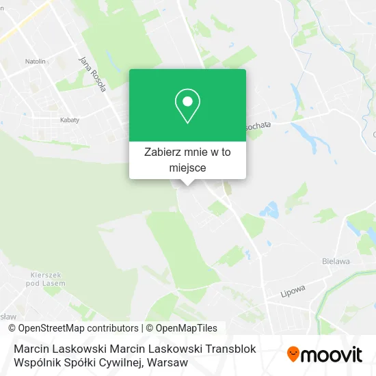 Mapa Marcin Laskowski Marcin Laskowski Transblok Wspólnik Spółki Cywilnej