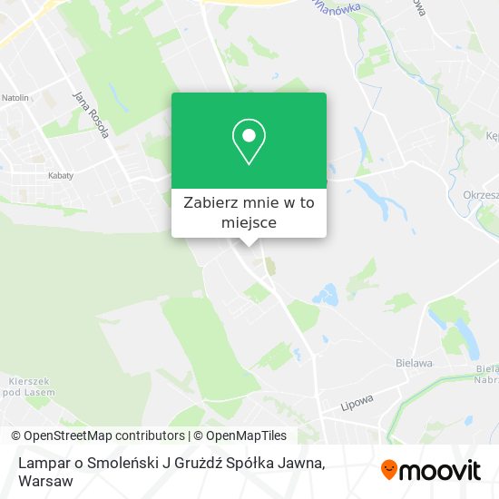 Mapa Lampar o Smoleński J Grużdź Spółka Jawna