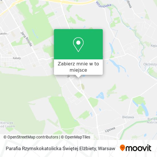 Mapa Parafia Rzymskokatolicka Świętej Elżbiety