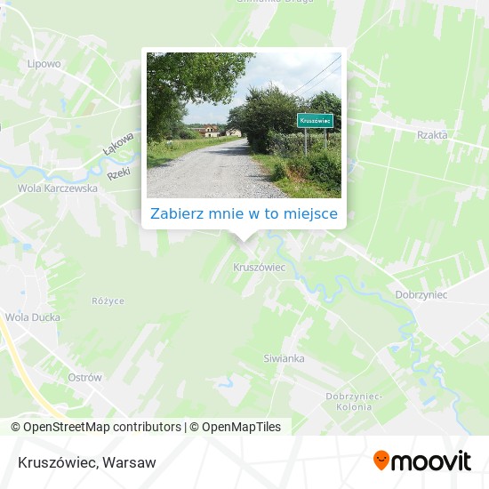 Mapa Kruszówiec