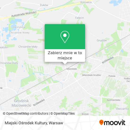 Mapa Miejski Ośrodek Kultury