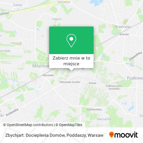 Mapa Zbychjart. Docieplenia Domów, Poddaszy