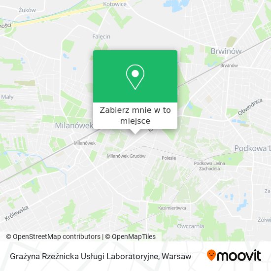 Mapa Grażyna Rzeźnicka Usługi Laboratoryjne