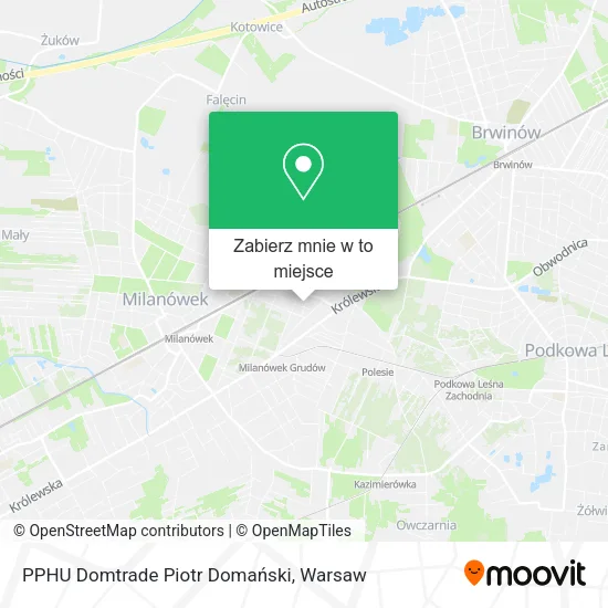 Mapa PPHU Domtrade Piotr Domański