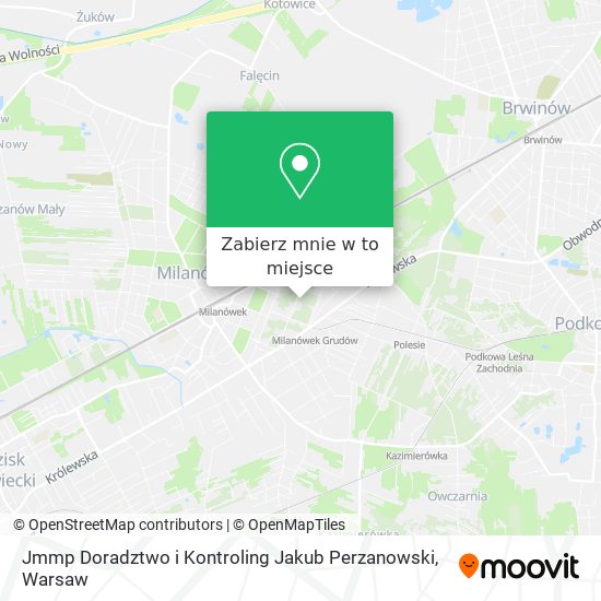 Mapa Jmmp Doradztwo i Kontroling Jakub Perzanowski