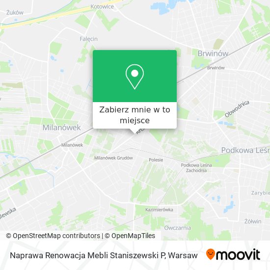 Mapa Naprawa Renowacja Mebli Staniszewski P