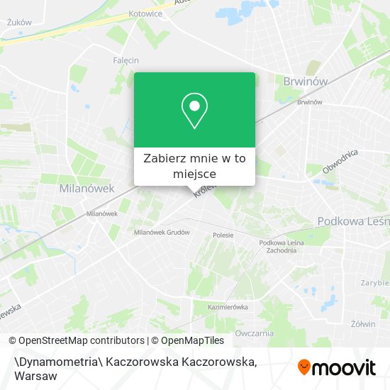 Mapa \Dynamometria\ Kaczorowska Kaczorowska