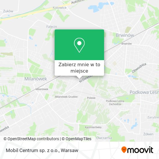 Mapa Mobil Centrum sp. z o.o.