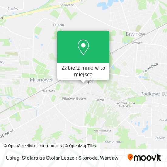 Mapa Usługi Stolarskie Stolar Leszek Skoroda