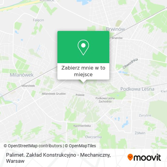 Mapa Palimet. Zakład Konstrukcyjno - Mechaniczny