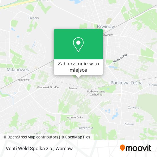 Mapa Venti Weld Spolka z o.