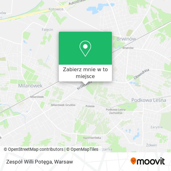 Mapa Zespół Willi Potęga