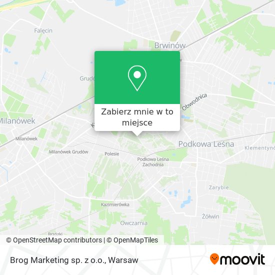 Mapa Brog Marketing sp. z o.o.