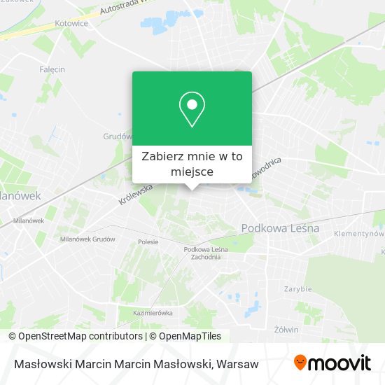 Mapa Masłowski Marcin Marcin Masłowski