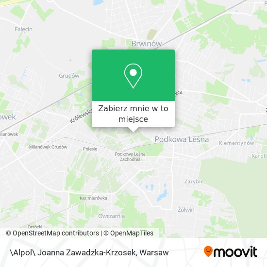 Mapa \Alpol\ Joanna Zawadzka-Krzosek