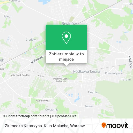 Mapa Ziumecka Katarzyna. Klub Malucha