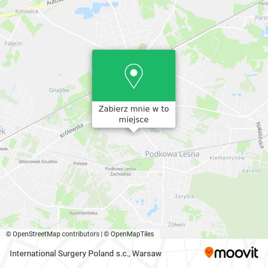 Mapa International Surgery Poland s.c.