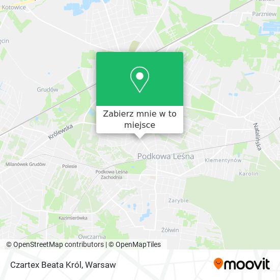 Mapa Czartex Beata Król