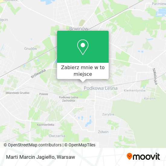 Mapa Marti Marcin Jagiełło