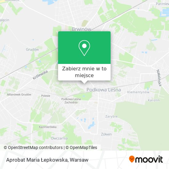 Mapa Aprobat Maria Łepkowska