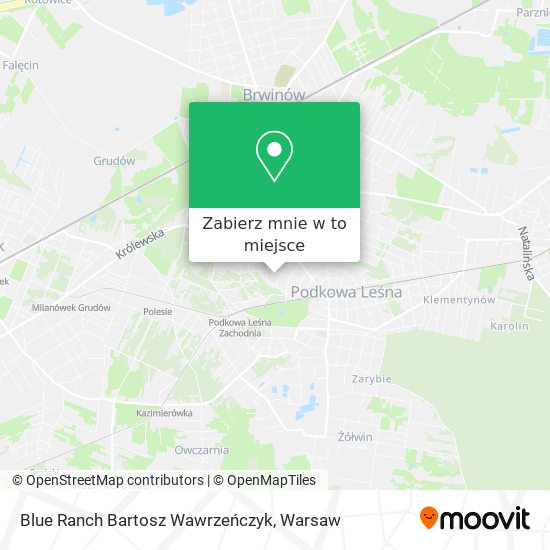 Mapa Blue Ranch Bartosz Wawrzeńczyk