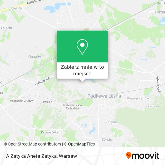 Mapa A Zatyka Aneta Zatyka