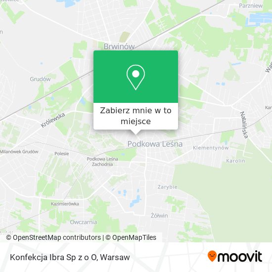 Mapa Konfekcja Ibra Sp z o O