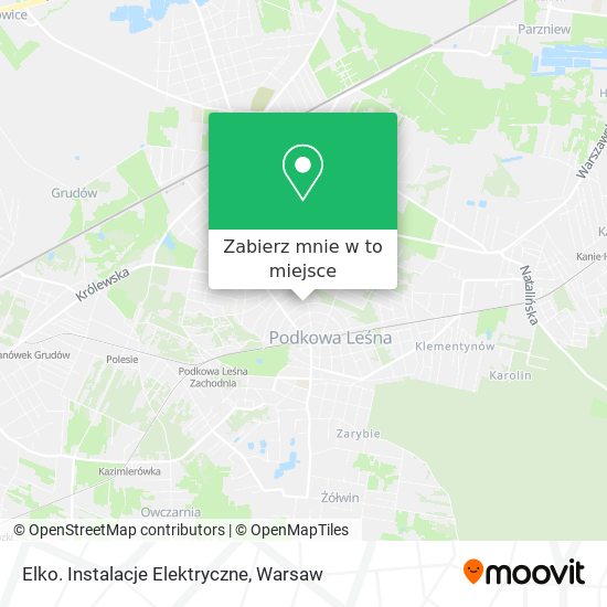 Mapa Elko. Instalacje Elektryczne