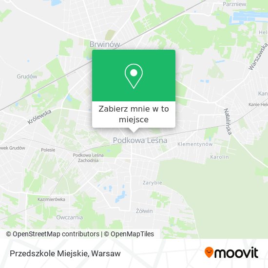 Mapa Przedszkole Miejskie