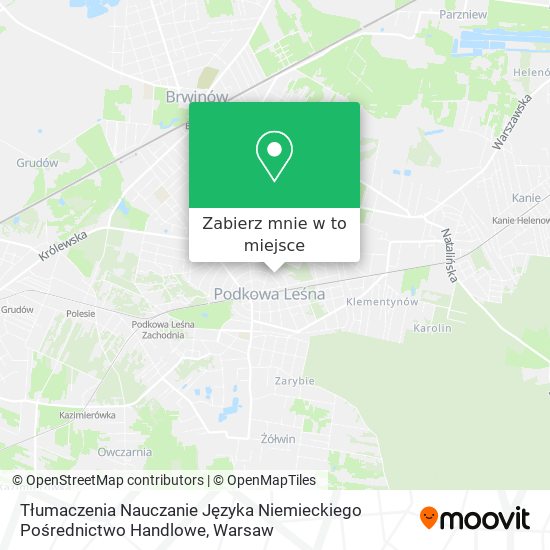 Mapa Tłumaczenia Nauczanie Języka Niemieckiego Pośrednictwo Handlowe