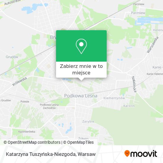 Mapa Katarzyna Tuszyńska-Niezgoda