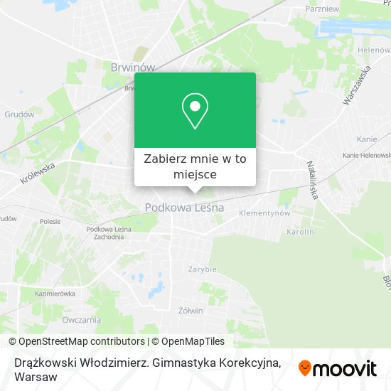 Mapa Drążkowski Włodzimierz. Gimnastyka Korekcyjna