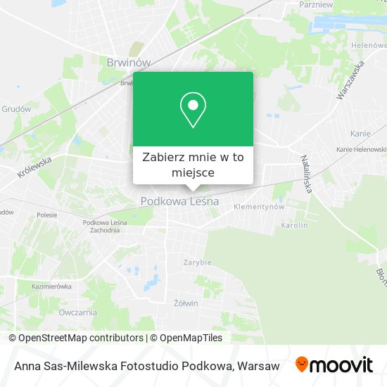 Mapa Anna Sas-Milewska Fotostudio Podkowa