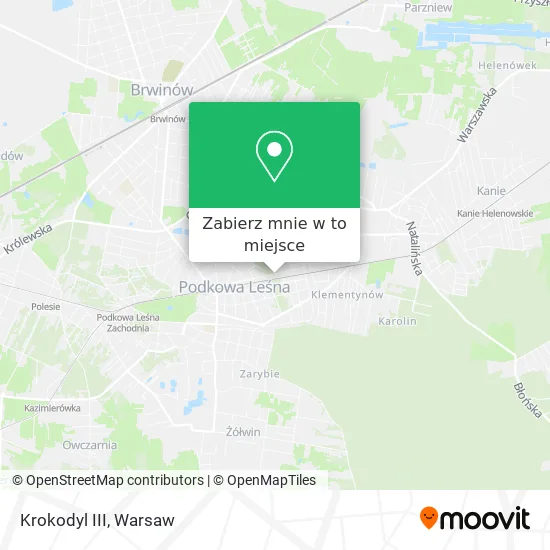 Mapa Krokodyl III