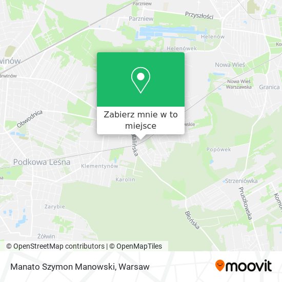 Mapa Manato Szymon Manowski