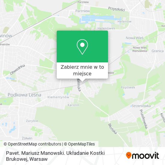 Mapa Pavet. Mariusz Manowski. Układanie Kostki Brukowej