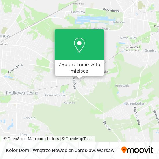 Mapa Kolor Dom i Wnętrze Nowocień Jarosław