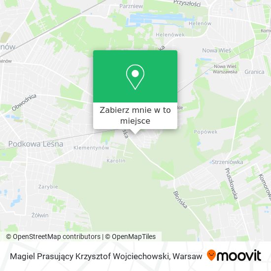 Mapa Magiel Prasujący Krzysztof Wojciechowski