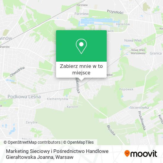 Mapa Marketing Sieciowy i Pośrednictwo Handlowe Gierałtowska Joanna