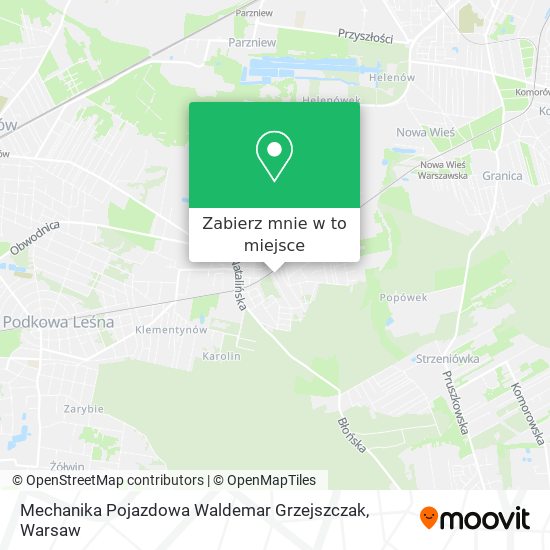 Mapa Mechanika Pojazdowa Waldemar Grzejszczak