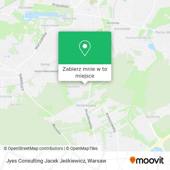 Mapa Jyes Consulting Jacek Jeśkiewicz