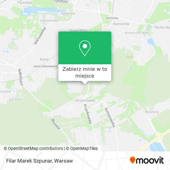 Mapa Filar Marek Szpunar