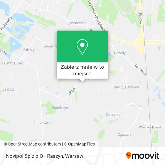 Mapa Novipol Sp z o O - Raszyn