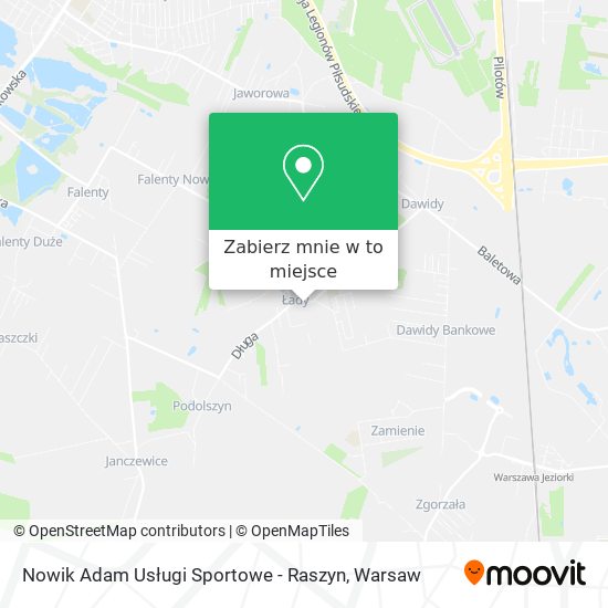 Mapa Nowik Adam Usługi Sportowe - Raszyn