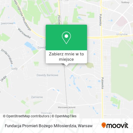 Mapa Fundacja Promień Bożego Miłosierdzia