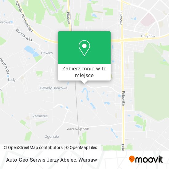 Mapa Auto-Geo-Serwis Jerzy Abelec