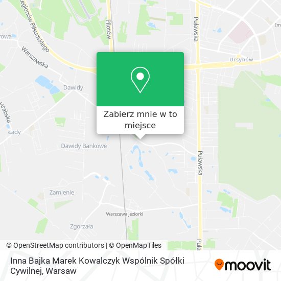 Mapa Inna Bajka Marek Kowalczyk Wspólnik Spółki Cywilnej