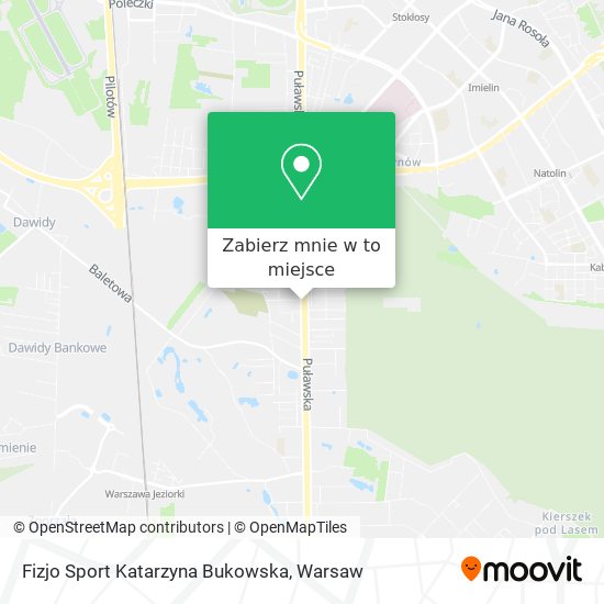 Mapa Fizjo Sport Katarzyna Bukowska