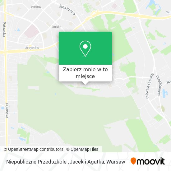 Mapa Niepubliczne Przedszkole „Jacek i Agatka